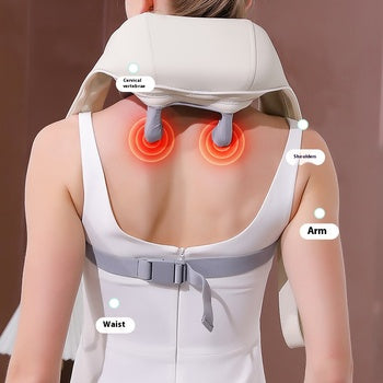 "Electric Shoulder Heat & Massage Therapy Device – Pain Relief, Relaxation & Muscle Recovery"