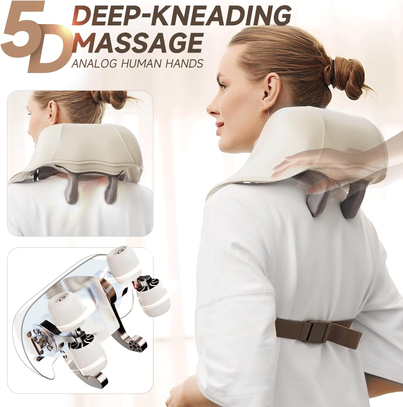"Electric Shoulder Heat & Massage Therapy Device – Pain Relief, Relaxation & Muscle Recovery"