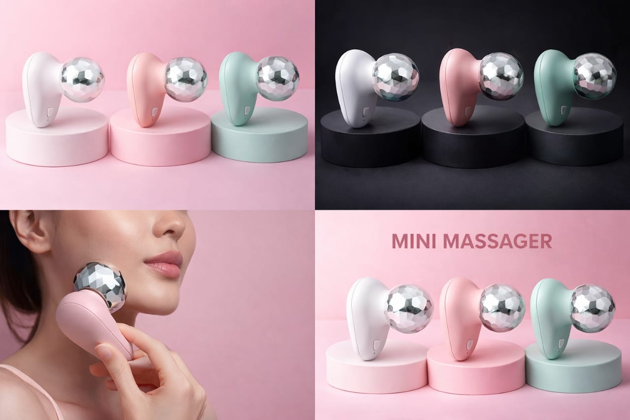 Premium Mini Facial & Body Massager – Elegant Care for Everyday Beauty